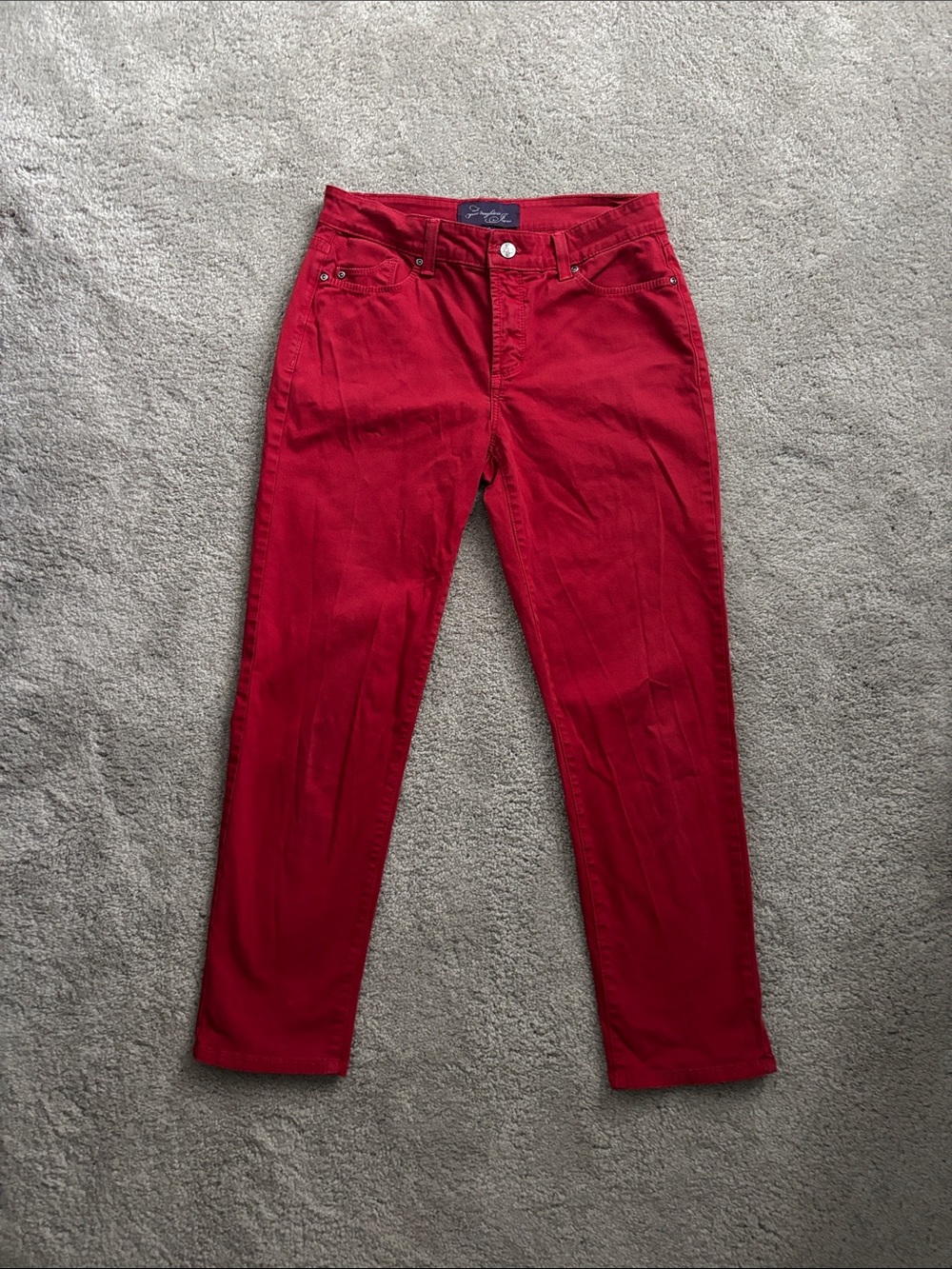Red Women's Cropped Ankle Jeans/Pants - NYDJ